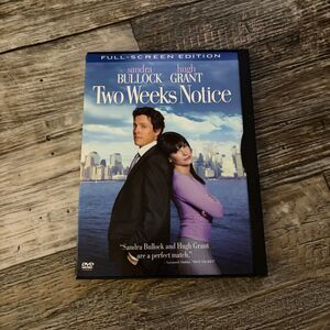 Two Weeks Notice DVD